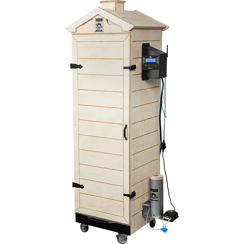 Prekajevalnica dragON PLYWOOD NATURE – brezokvirna, modularna, z Wi-Fi krmilnikom, 320 l - 2
