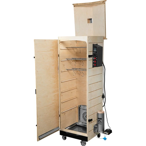 Prekajevalnik dragON PLYWOOD NATURE – brezokviren, modularen, z digitalnim krmilnikom, 320 L - 3