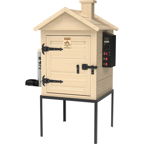 Prekajevalnik 115 L dragON Wood 60E, lesen, z električnim grelnim modulom in krmilnikom - 2