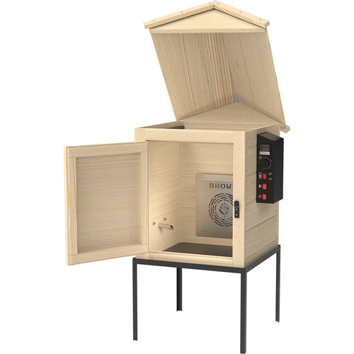 Prekajevalnik 115 L dragON Wood 60E, lesen, z električnim grelnim modulom in krmilnikom - 5