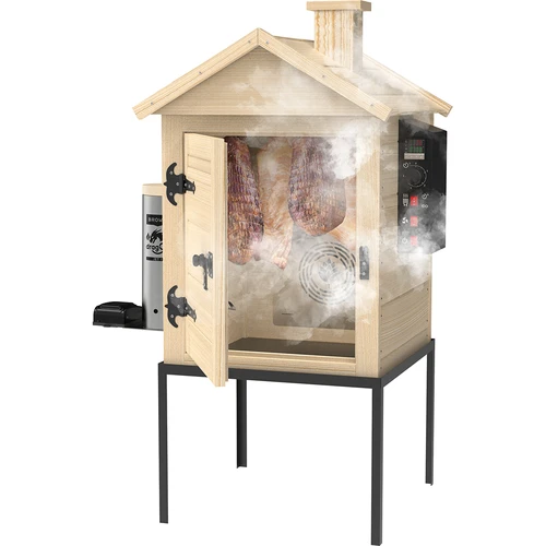 Prekajevalnik 115 L dragON Wood 60E, lesen, z električnim grelnim modulom in krmilnikom - 6