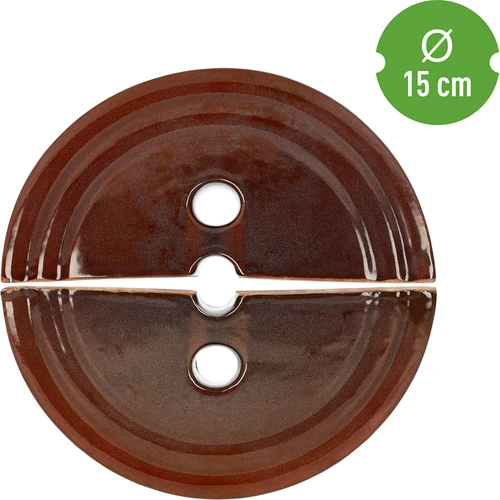 Pritiskalni kamen za sode, kameninast, fi 15 cm - 4