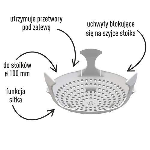 Pritisno sito za vložnine, kisanke in kis - za kozarce fi 100 - 3