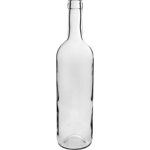 Prozorna steklenica za vino 0,75 L - zavitek 8 kos. - 2