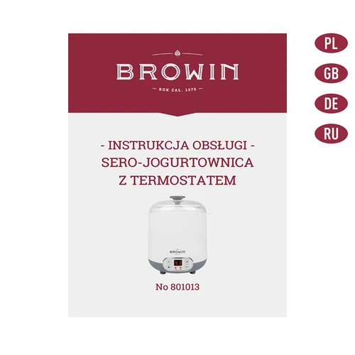 Sirno-jogurtni aparat s termostatom 1,5 l - 8
