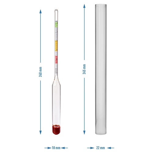 Sladkoromer (areometer) – merjenje vsebnosti sladkorja - 4