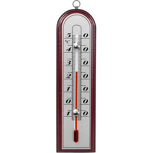 Sobni termometer s srebrno lestvico (-10°C do +50°C) 16cm mix - 2