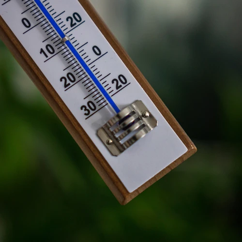 Sobni termometer z belo lestvico (od -30 °C do +50 °C) 20 cm - 4