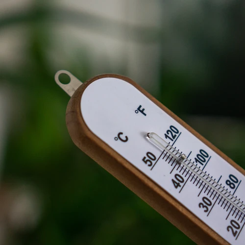Sobni termometer z belo lestvico (od -30 °C do +50 °C) 20 cm - 5