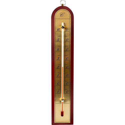 Sobni termometer z zlato lestvico (-10 °C do +60 °C) 28 cm mix - 2