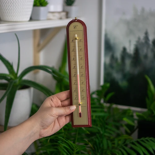 Sobni termometer z zlato lestvico (-10 °C do +60 °C) 28 cm mix - 6