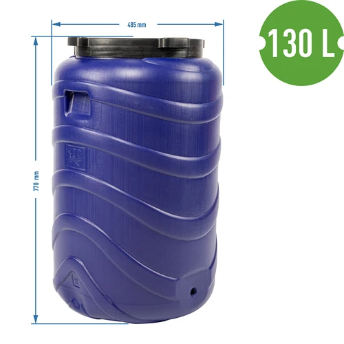 Sod za kisanje 130 L, moder - 9