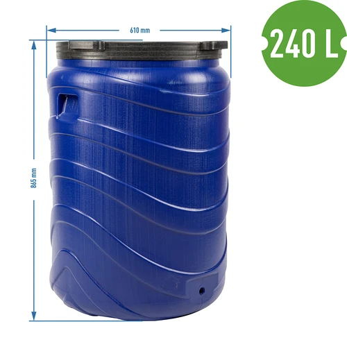 Sod za kisanje 240 L moder - 9