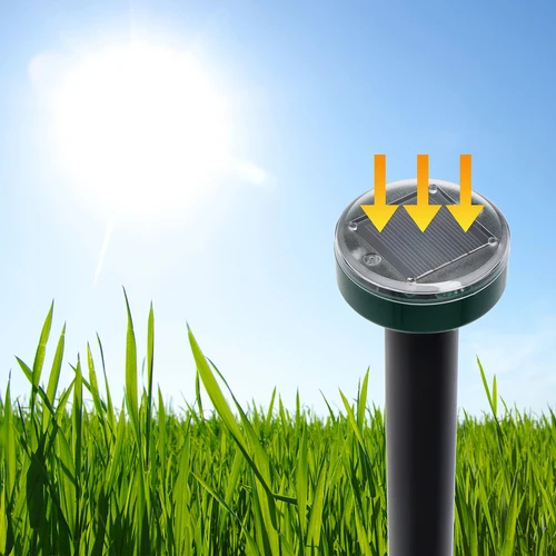 Solarni odganjalec krtov – učinkovita, varna in humana zaščita vrta, 1 kos. - 10