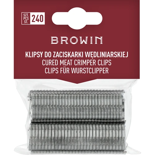 Sponke za mesarski zapiralnik ovojev - 240 kos.
