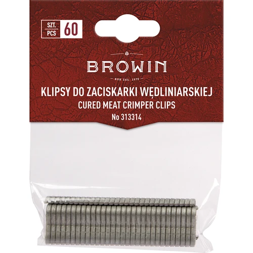 Sponke za spenjalnik za mesnine - 60 kosov.