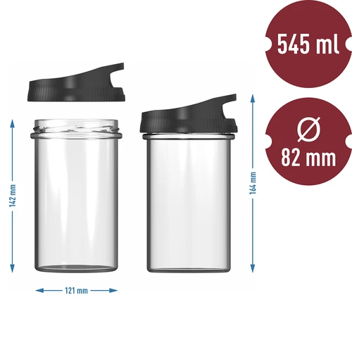 Stekleni šunkovar – komplet DUO, za 2 × 450 g - 11