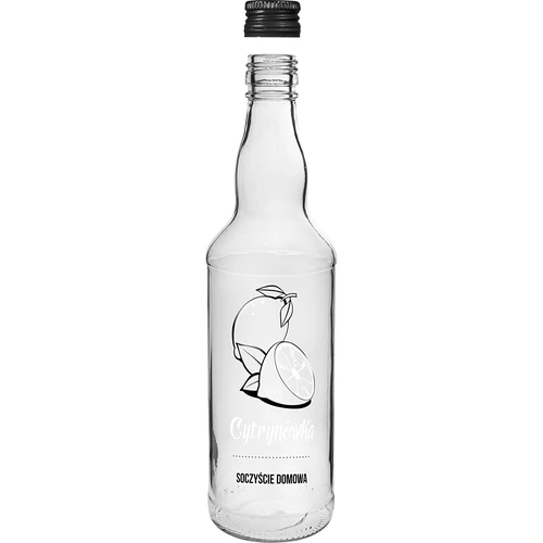 Steklenica 500 ml s pokrovčkom, potisk »Limonov liker«, 1 kos. - 2
