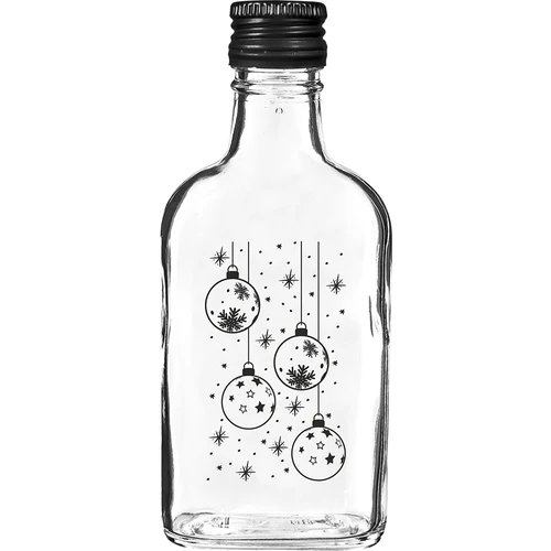 Steklenica prisrčnica 200 ml z navojnim pokrovčkom, potisk »Bunkice«, 1 kos.