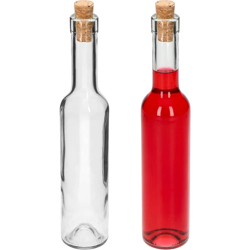 Steklenica BELISSIMO 250 ml, z naravnim zamaškom iz plute, 1 kos - 2
