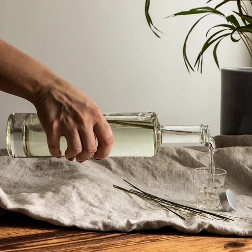 Steklenica Brezčasna 500 ml z navojnim pokrovčkom, 1 kos. - 6