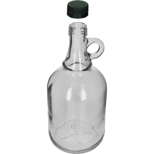 Steklenica Gallone 1L s pokrovčkom, brez opleta - 2