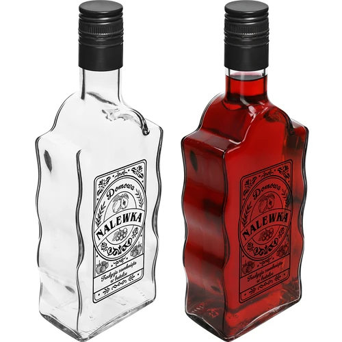 Steklenica Klasztorna 500 ml s pokrovčkom na navoj, potisk »Nalewka«, 1 kos - 3