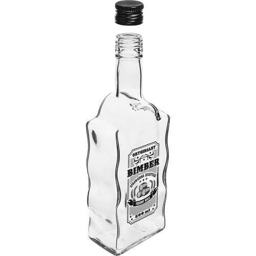 Steklenica Klasztorna 500 ml z navojnim pokrovčkom, potisk »Bimber«, 1 kos. - 4
