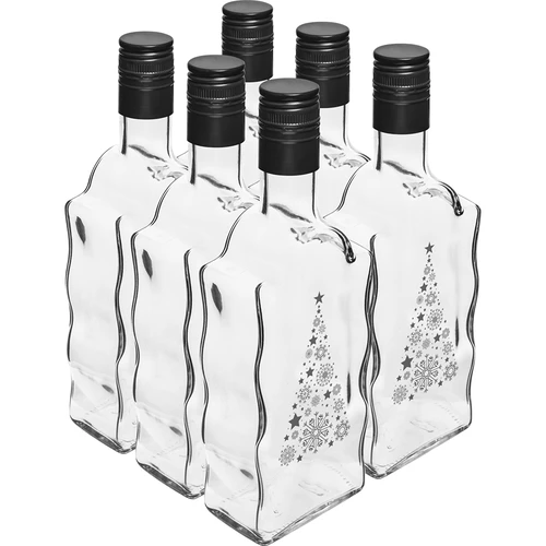 Steklenica Klasztorna 500 ml z navojnim pokrovčkom, s potiskom »Smrečica«, 1 kos - 4