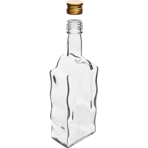 Steklenica Klasztorna 500 ml, z navojnim pokrovčkom, prozorna - 6 kosov. - 2