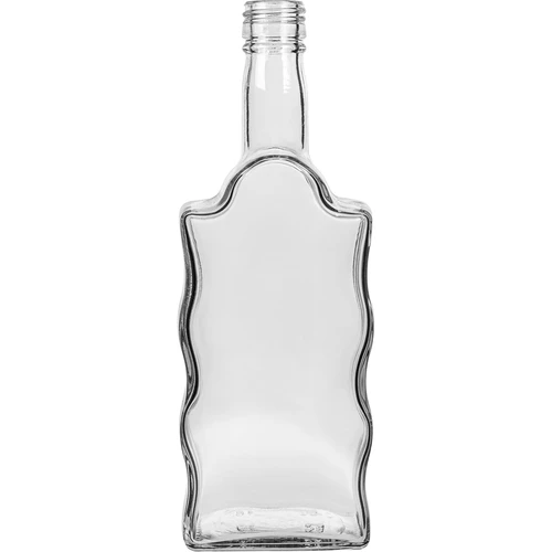 Steklenica Klasztorna 500 ml, z navojnim pokrovčkom, prozorna - 6 kosov. - 3