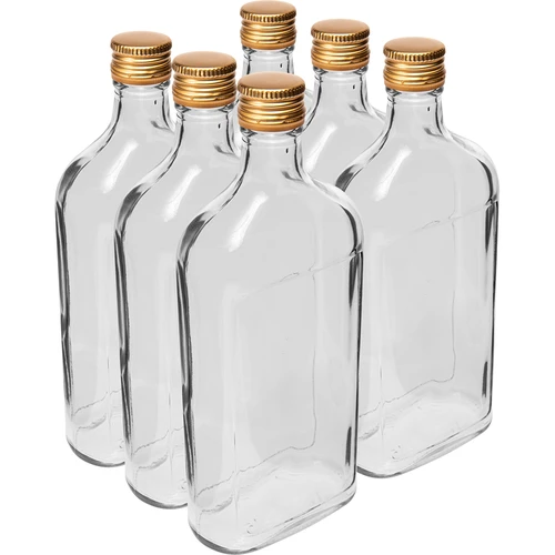 Steklenica prisrčnica 500 ml z navojnim zamaškom, 6 kos