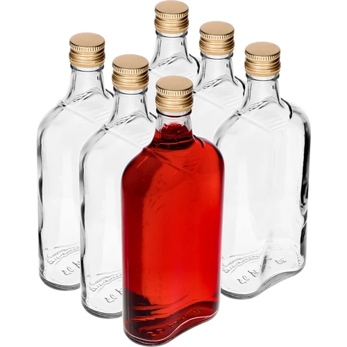 Steklenica prisrčnica 500 ml z navojnim zamaškom, 6 kos - 8