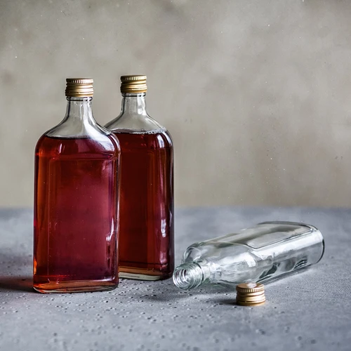 Steklenica prisrčnica 500 ml z navojnim zamaškom, 6 kos - 12
