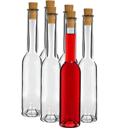 Steklenica za liker 200 ml 6 kosov + 6 plutastih zamaškov 23/18 - 2