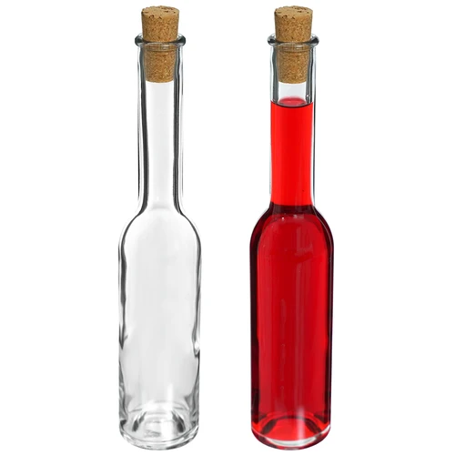 Steklenica za liker 200 ml 6 kosov + 6 plutastih zamaškov 23/18 - 6