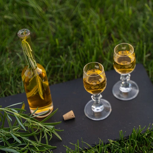 Steklenica za liker 200 ml 6 kosov + 6 plutastih zamaškov 23/18 - 9