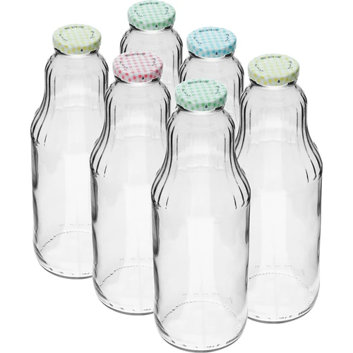 Steklenica za sok 1 L s pokrovčkom twist off - fi 43