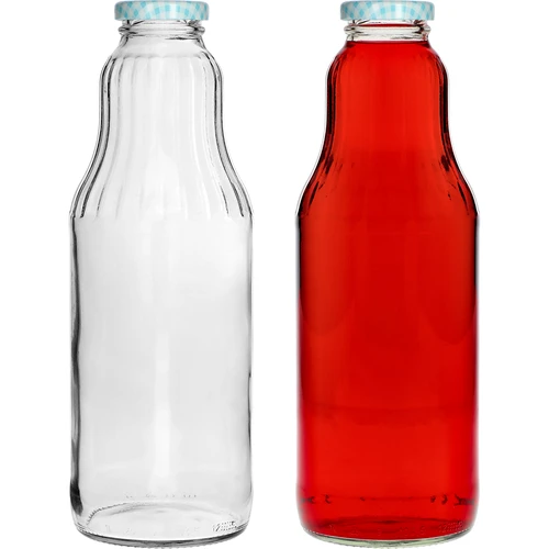 Steklenica za sok 1 L s pokrovčkom twist off - fi 43 - 4
