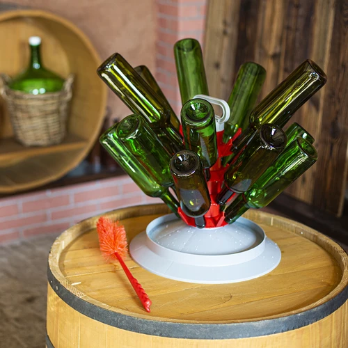 Steklenica za vino 0,75 L zelena - paket 8 kos. - 9