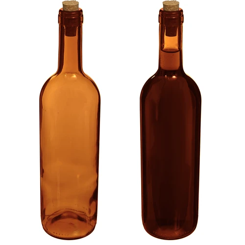 Steklenica za vino 750 ml rjava - paket 8 kosov - 5