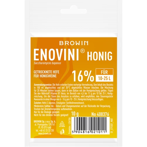 Suhi kvas za medeno vino Enovini HONEY 10 g