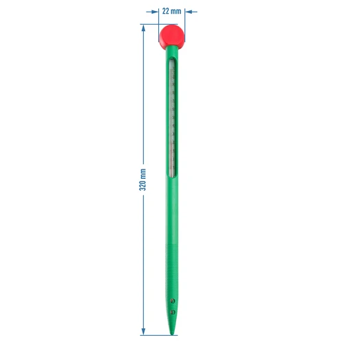 Talni termometer (0 °C do +100 °C) 32 cm - 3