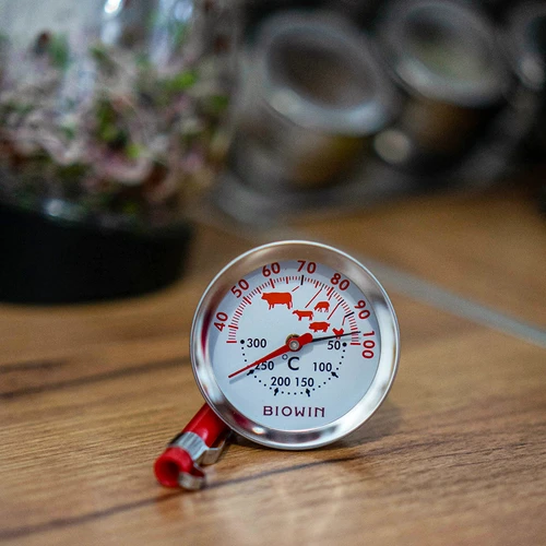 Termometer z dvojno lestvico (30°C do 100°C) / (50°C do 300°C) 13,0cm - 4