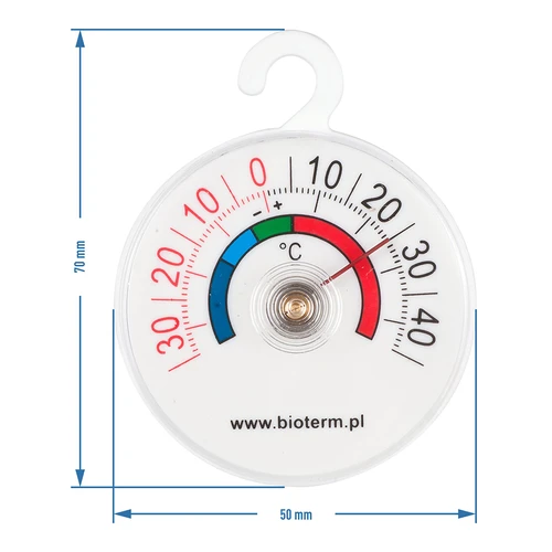 Termometer za hladilnike in zamrzovalnike (-35 °C do +45 °C) Ø 5 cm - 2