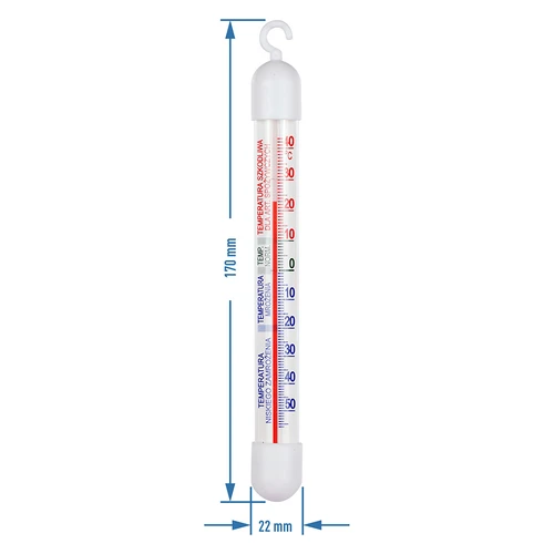 Termometer za hladilnike in zamrzovalnike (-50 °C do +40 °C) 17 cm - 2