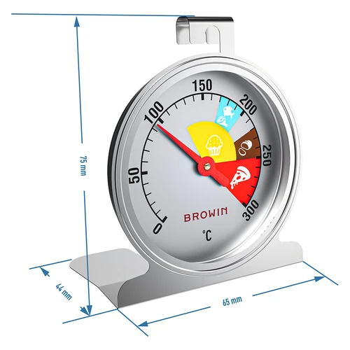 Termometer za pečico (0 °C do +300 °C) Ø 4,4 cm - 6