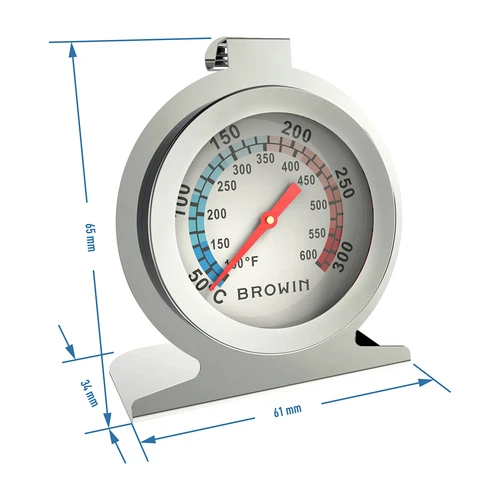 Termometer za pečico (50°C do +300°C) Ø6,1cm - 3