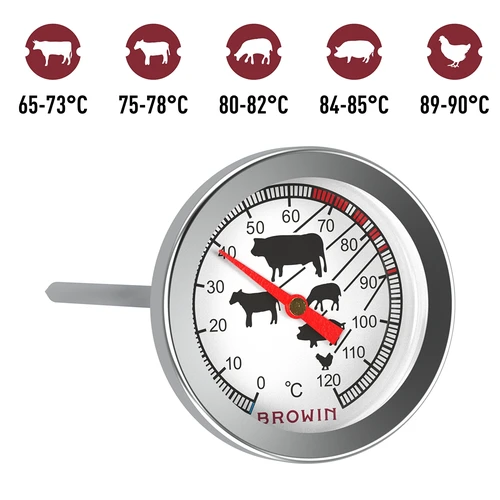 Termometer za peko mesa (od 0 °C do +120 °C) 12,5 cm - 9