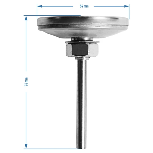 Termometer za prekajevalnik in BBQ (od 0 °C do +250 °C) 5,2 cm - 8